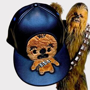 CHEWBACCA DISNEY STORE STAR WARS BLACK CHEWIE CAP